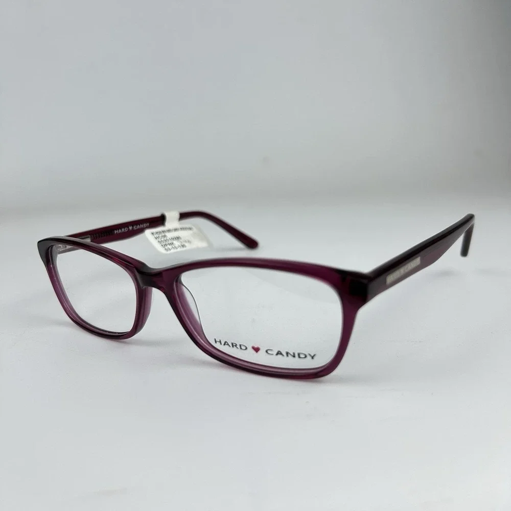 Hard Candy Women's HC08 Dark Pink Eyeglass Frame 53-15-135 mm‎
